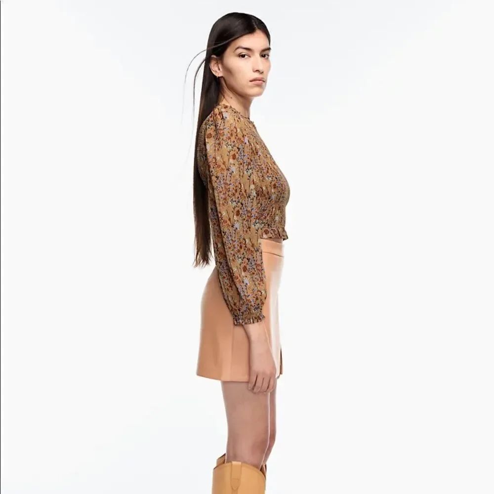 NWT Aritzia Wilfred Tempest / Patio Vegan Leather Mini Skirt - Picture 5 of 9